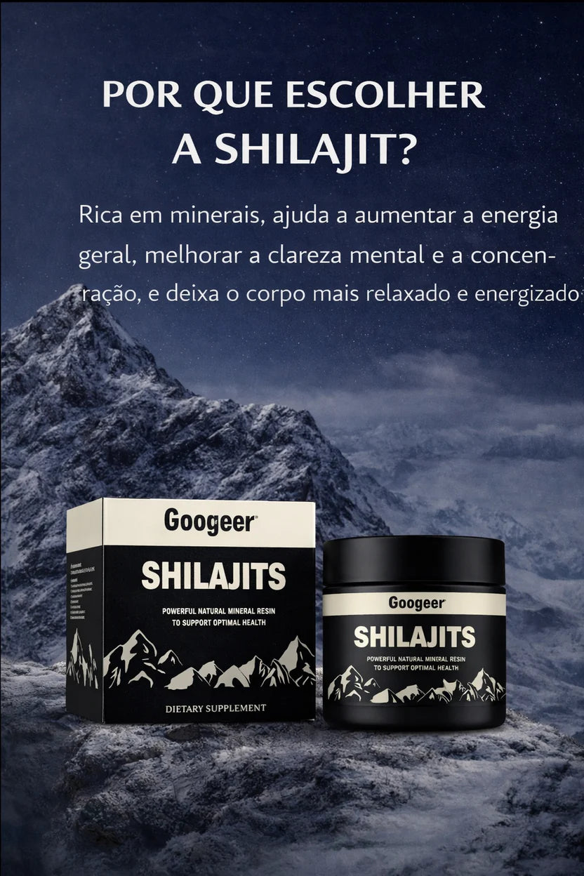 Shilajit 100% Puro 💎 Fonte de Energia Vital do Himalaia